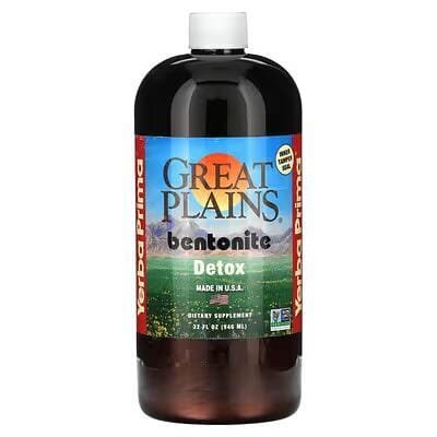 Біла глина Бентоніт Yerba Prima Great Plains bentonite, 946 мл