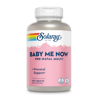 Мультивітаміни для вагітних Solaray Baby Me Now Prenatal Multi, 150 таблеток