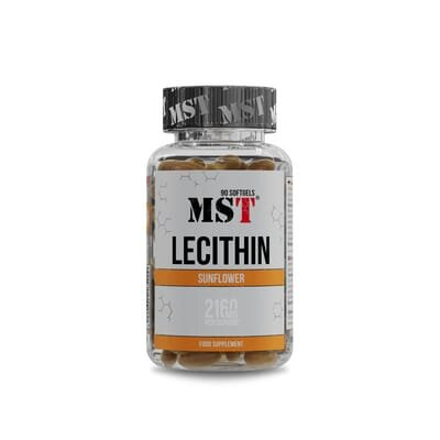 Лецитин MST Nutrition Lecithin Sunflower 2160 мг, 90 желатинових капсул