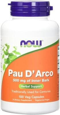 Пау Д'арко NOW Pau D'Arco 500 мг вег. капсули №100