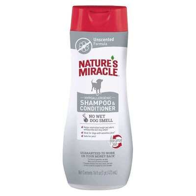 Шампунь-кондиціонер Nature's Miracle Hypoallergenic гіпоалергенний для собак, 473 мл