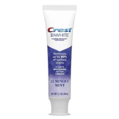 Зубна паста Crest 3D White Luminous Mint, 104 г