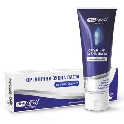Зубна паста Bisheffect Органічна лікувальна з бішофітом, 75 мл