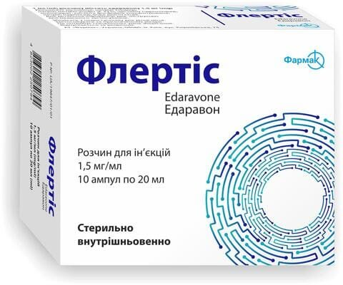 Флертіс розчин д/ін. 1.5 мг/мл по 20 мл №10 в амп.
