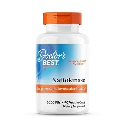 Наттокіназа Doctor's Best Nattokinase 2000 FUs, 90 вегетаріанських капсул