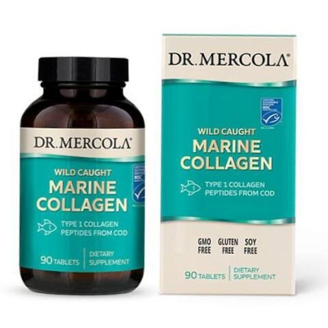 Морський колаген Dr. Mercola Marine Collagen, 90 таблеток