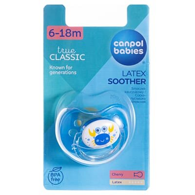 Пустушка латексна Canpol Babies 22/607 Nature кругла 6-18 місяців, 1 шт