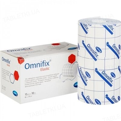 Пластир медичний Omnifix Elastic на еластичній нетканій основі 15 см х 10 м, 1 штука
