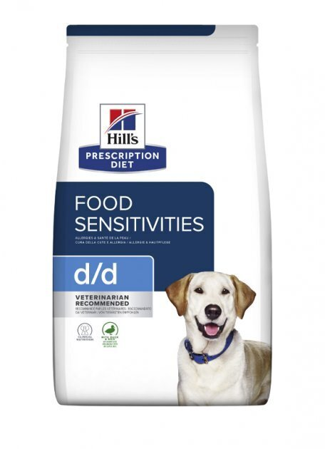 Корм лікувальний для собак Hill's Prescription Diet d/d Food Sensitivities Duck & Rice з харчовою чутливістю та захворюваннями шкіри з качкою та рисом