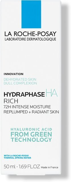 Крем для обличчя La Roche-Posay Hydraphase HA Rich інтенсивний зволожуючий для сухої чутливої шкіри обличчя, 50 мл