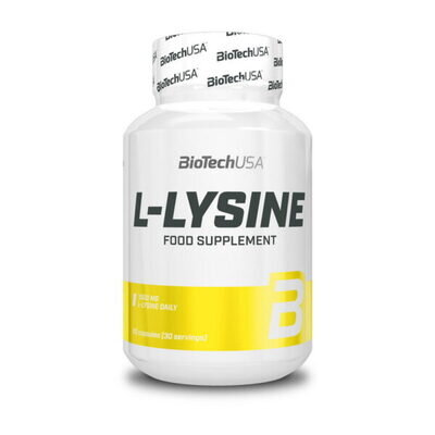 Амінокислота Biotech L-Lysine 1500 mg, 90 капсул
