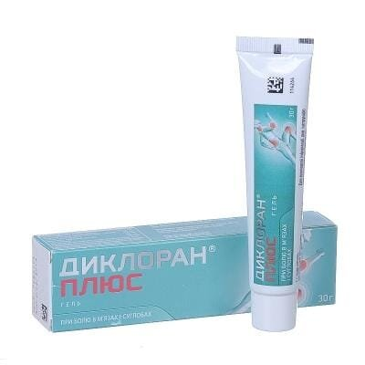Диклоран плюс гель по 30 г у тубах