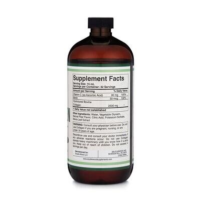 Колаген з вітаміном С Double Wood Collagen Liquid with Vitamin C Pear, 480 мл