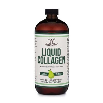 Колаген з вітаміном С Double Wood Collagen Liquid with Vitamin C Pear, 480 мл