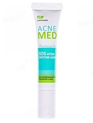 Крем для обличчя Elfa Pharm Acne Med SOS проти акне, 15 мл
