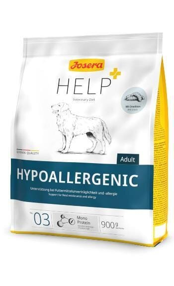 Корм сухий для собак Josera Help Hypoallergenic Dog для зниження харчової непереносимості, 900 г