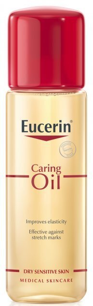 Олія для тіла Eucerin натуральна для підвищення еластичності шкіри та боротьби з розтяжками (63178), 125мл