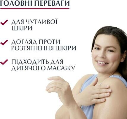 Олія для тіла Eucerin натуральна для підвищення еластичності шкіри та боротьби з розтяжками (63178), 125мл