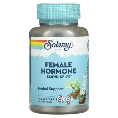 Жіночий гормон Solaray Female Hormone Blend SP-7C, 180 капсул