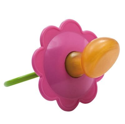 Соска-пустушка латексна Київгума Flowers of life 2-АК Ромашка 070996 ортодонтична, в індивідуальній упаковці