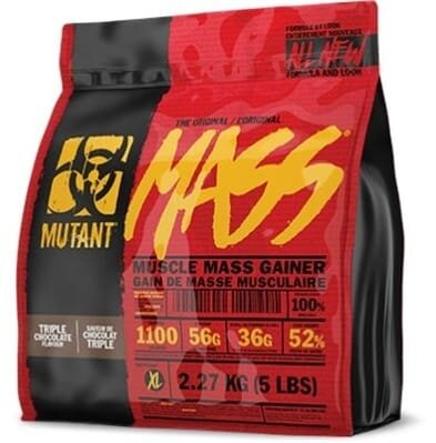 Гейнер Mutant Mass, потрійний шоколад, 2270 г
