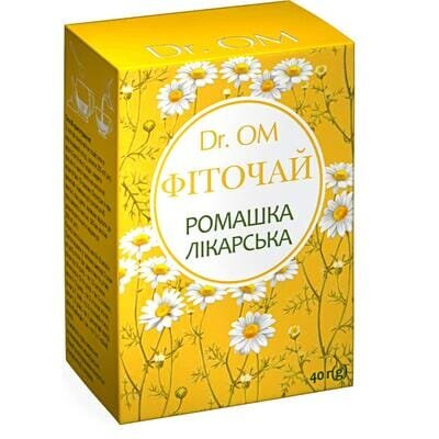 Фіточай Dr.ОМ Ромашка лікарська, 40 г