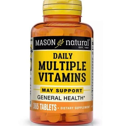 Мультивітаміни Mason Natural Daily Multiple Vitamins, 365 таблеток