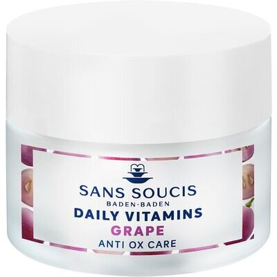 Крем-догляд Sans Soucis Daily Vitamins антиоксидантний Виноград для зрілої шкіри, 50 мл