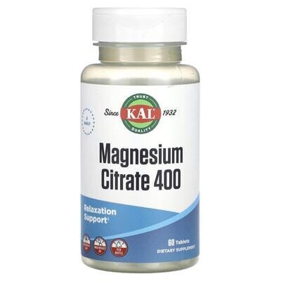 Магнію цитрат KAL Magnesium Citrate 400 мг, 60 таблеток