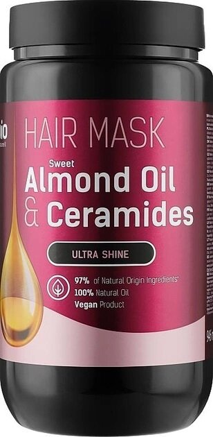 Маска для волосся Bio Naturell Sweet Almond Oil & Ceramides Ультраблиск, 946 мл