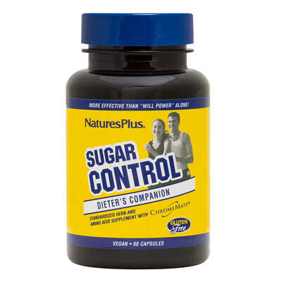 Блокатор цукру Nature's Plus Sugar Control, 60 гелевих капсул