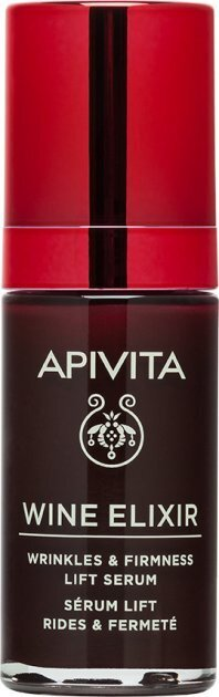 Сироватка-ліфтинг для обличчя Apivita Wine Elixir для боротьби зі зморшками та підвищення пружності, 30 мл