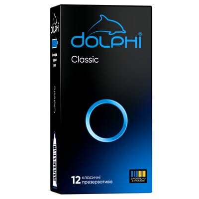 Презервативи Dolphi Classic класичні, 12 штук