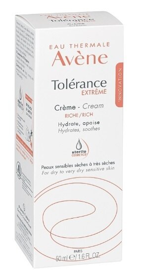 Крем для обличчя Avene Tolerance Extreme зволожуючий для чутливої та гіперчутливої шкіри, 50 мл