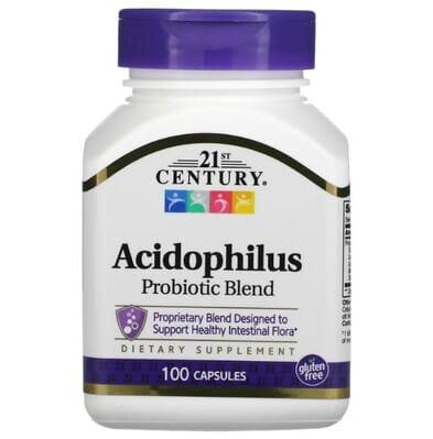 Суміш ацидофільних пробіотиків 21st Century Acidophilus Probiotic Blend, 150 капсул