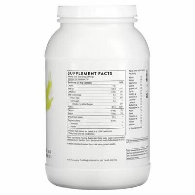 Протеїн сироватковий Thorne Research Whey Protein ваніль, 807 г