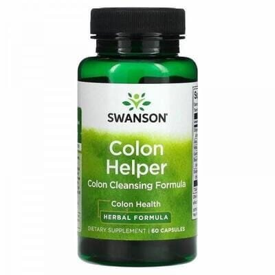Комплекс для очищення кишківника Swanson Colon Helper, 60 капсул
