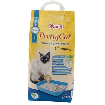 Наповнювач для котячого туалету Pretty Cat Classic бентонітовий комкуючий, без аромату, 10 кг