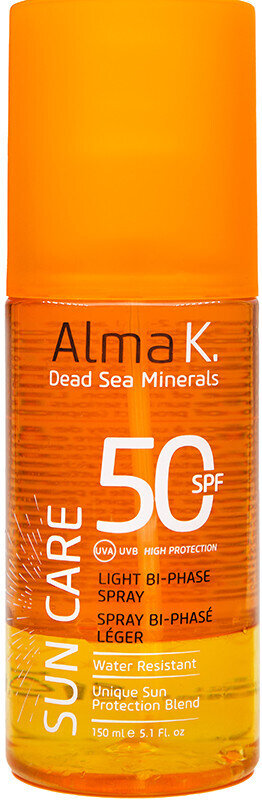 Спрей сонцезахисний Alma K. Sun Care SPF50 для тіла двофазний легкий, 150 мл
