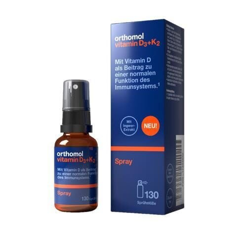 Ортомол Vitamin D3+K2 спрей, 20 мл