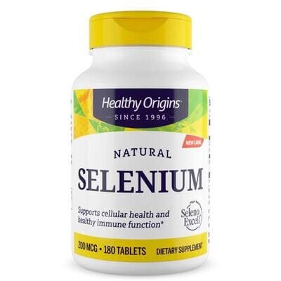 Селен Healthy Origins Seleno Excell 200 мкг, 180 таблеток