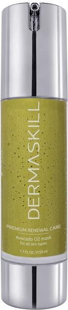 Маска для обличчя Dermaskill Avocado O2 Mask киснева з авокадо, 50 мл