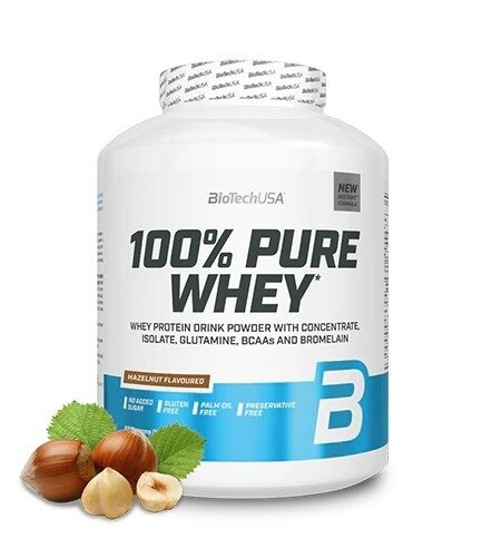 Протеїн Biotech 100% Pure Whey hazelnut, 2,27 кг