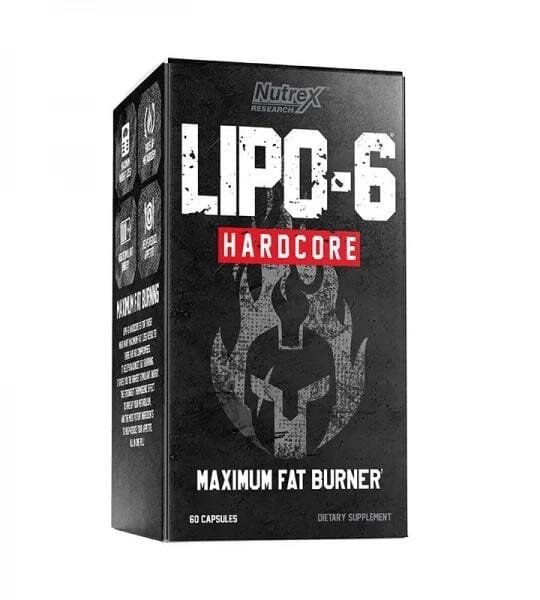 Жироспалювач Nutrex Research Lipo-6 Hardcore, 60 капсул
