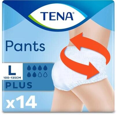 Підгузки-трусики Tena Pants Plus L, 14 штук