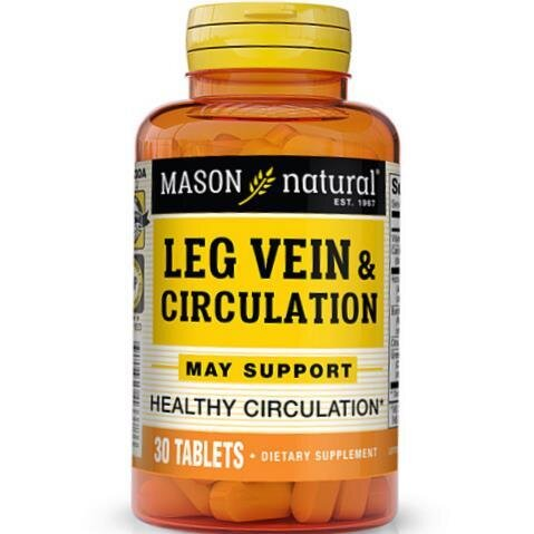 Дієтична добавка Mason Natural Leg Vein & Circulation, 30 таблеток