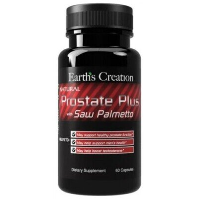 Дієтична добавка для чоловіків Earth's Creation Prostate Plus with Saw Palmetto, 60 капсул