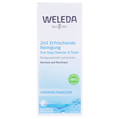 Засіб 2 в 1 для обличчя Weleda, очищаючий та тонізуючий, 100 мл