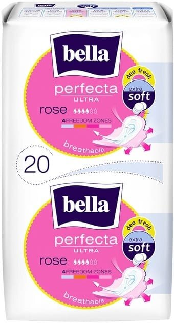 Прокладки гігієнічні Bella Perfecta Ultra Rose Extra Soft Deo Fresh, 20 шт