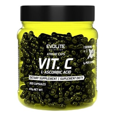 Вітамін C Екстрем Evolite Nutrition 1000 мг Vitamin C Extreme, 300 капсул
